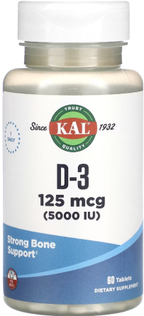Витамин Д3 KAL D3 5000 60 tabs Киев