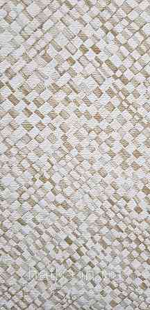 Обои виниловые на флизелине Rasch County Living метровые плетенка мешковина структурные коричневые Киев