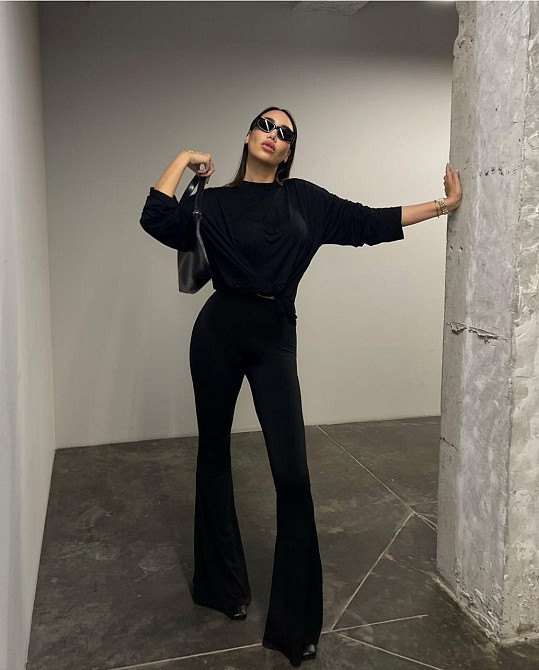 Жіночі базові штани кльош із дайвінгу 50/52 Одеса - фото 2