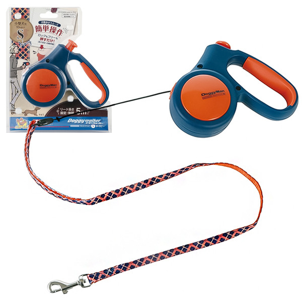 DoggyMan Retractable Lead Trad Style S ДОГГИМЕН ДОГГИ ВОЛКЕР поводок рулетка для собак до 10кг, трос 5м Киев - изображение 1