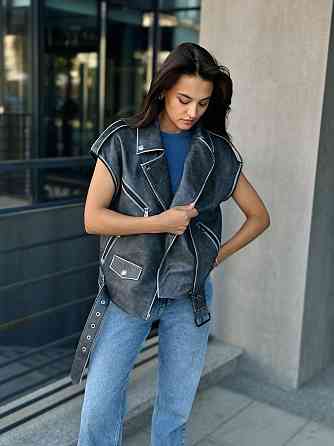 Жіноча шкіряна куртка косуха р 50 Харків