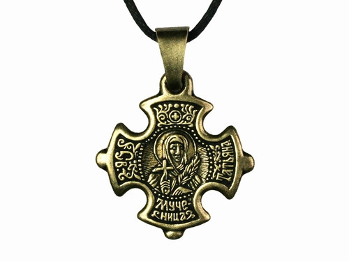 Натільна кулон іконка Тетяна Київ - фото 1