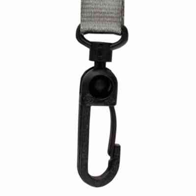 Шнурок для бейджа Buromax 460х10 мм Black, карабин (BM.5425-01) Винница