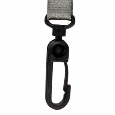 Шнурок для бейджа Buromax 460х10 мм Black, карабин (BM.5425-01) Винница - изображение 2