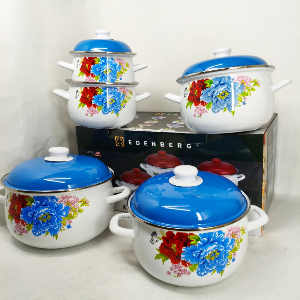 Набор посуды кастрюли, Набор кастрюль с инновационным антипригарным покрытием посуды для дома LB-33 Львов - изображение 2