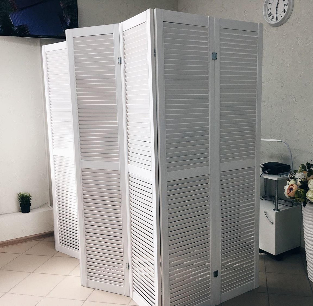 Дерев'яна ширма "Шенді 190х40х6" зефір Миколаїв - фото 1
