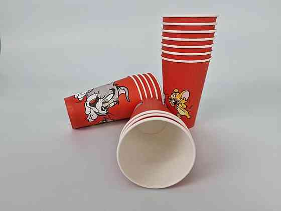 Склянка паперова 500 мл (16oz) "TOM and JERRY" Маестро (35 шт) Харків