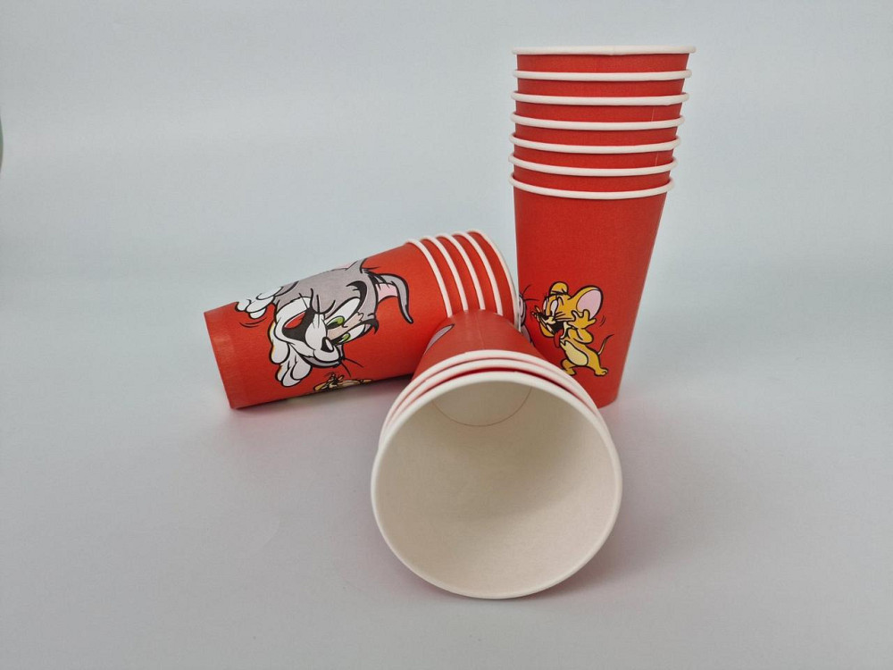 Склянка паперова 500 мл (16oz) "TOM and JERRY" Маестро (35 шт) Харків - фото 2