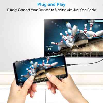 Кабель мультимедийный USB-C to DisplayPort 1.8m 4K 60Hz Choetech (XCP-1801BK) Винница