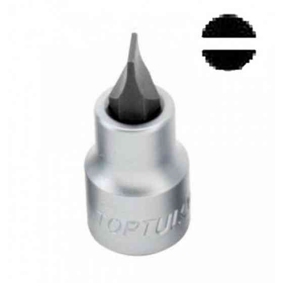 Головка з бітою шліцьова 6,5 мм,1/4" L=37 мм TOPTUL BCCA086E Вінниця