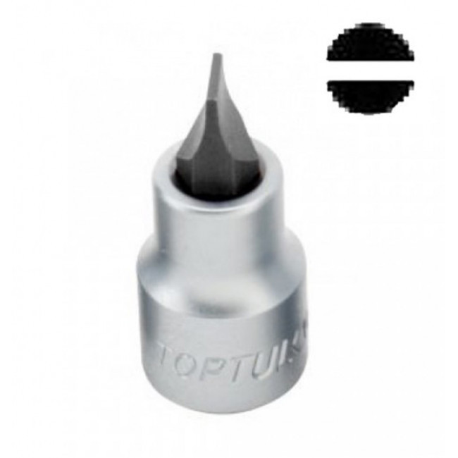 Головка з бітою шліцьова 6,5 мм,1/4" L=37 мм TOPTUL BCCA086E Вінниця - фото 1