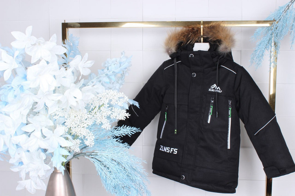 Детская зимняя куртка на мальчика 116 на холофайбере Николаев - изображение 1