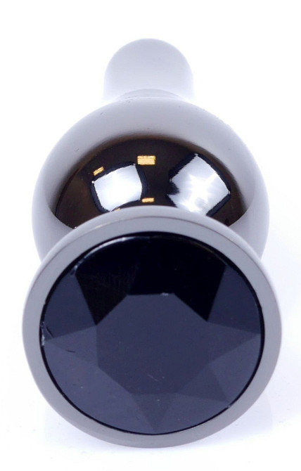 Анальна пробка Boss Series - Jewellery Dark Silver BUTT PLUG Black, BS6400056 Sex Aura Київ - фото 2
