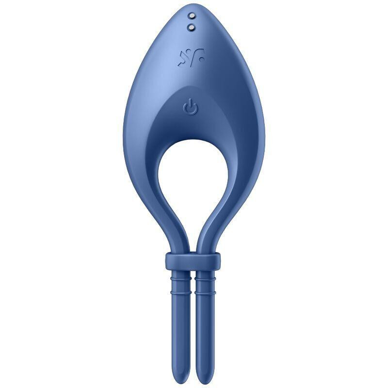 Эрекционное смарт-виброкольцо лассо с регулировкой размера Satisfyer Bullseye Blue Sex Aura Киев - изображение 2