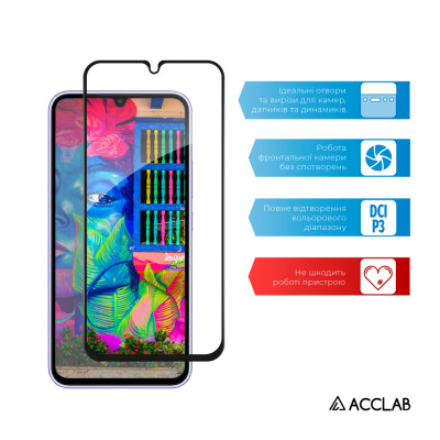 Скло захисне ACCLAB Full Glue Samsung A34 5G (1283126559808) Вінниця - фото 5