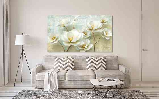 Картина холст в гостиную / спальню  Біла Магнолія  MLP_294 Киев