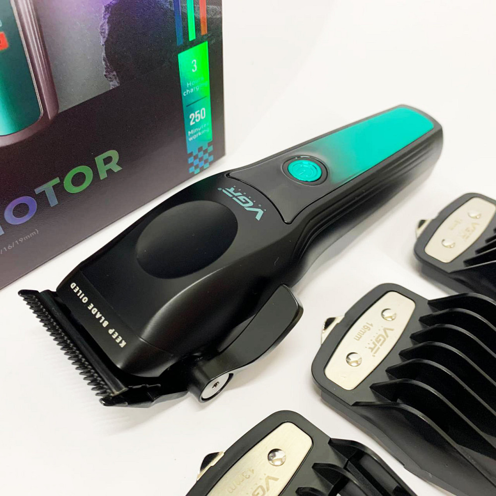 Електрична машинка для стрижки VGR, Електрична машинка з насадкою для бороди, Професійна електробритва EH-26 Київ - фото 10