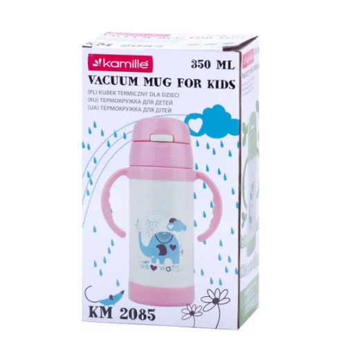 Термос дитячий 350мл з ручками (мікс) KAMILLE 2085 Житомир - фото 1