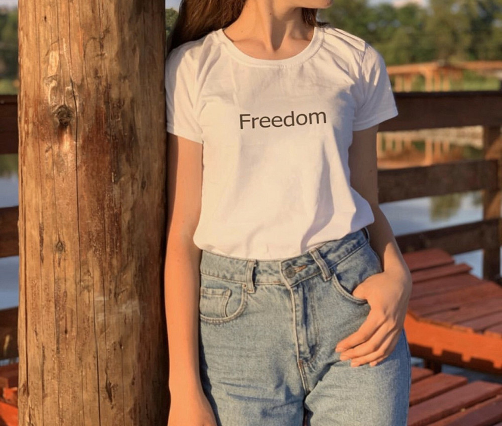 Футболка з принтом!  Freedom Чернівці - фото 1