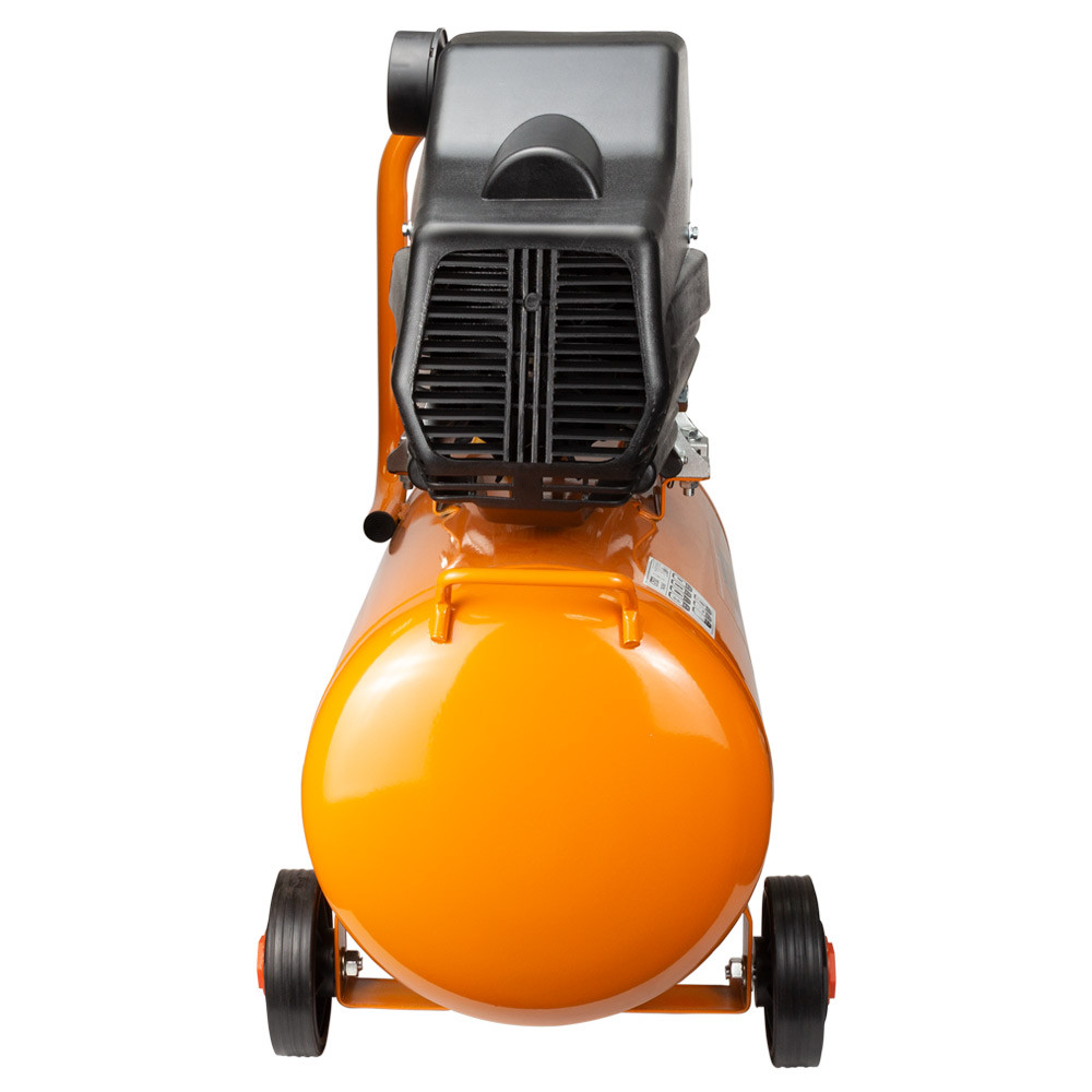 Grad Компрессор одноцилиндровый 1.5кВт 198л/мин 8бар 50л (2 крана) GRAD (7043565) Коломия - фото 3