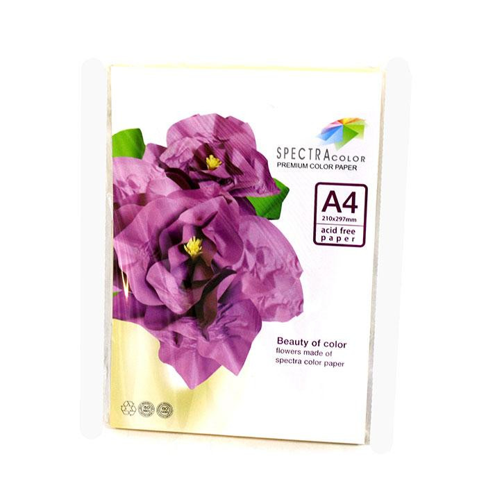Папір ксероксний кольоровий "Spectra" A4 160г/м 100арк Ivory 160 слонова кістка 16.4301, шт Київ - фото 1