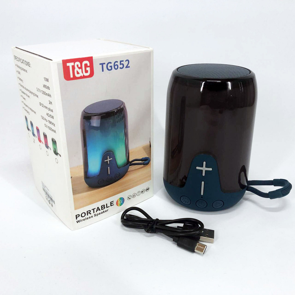 Світлова bluetooth колонка з хорошим звуком, Колонка на акумуляторі зі світломузикою KJ-16 Львів - фото 9