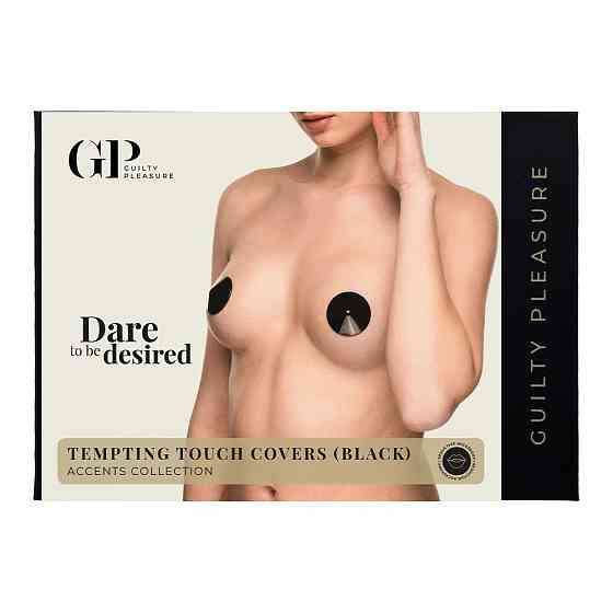Металлические пэстисы Guilty Pleasure Tempting Touch, черные Sex Aura Киев