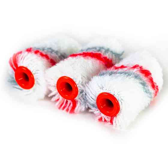 Валик хутряний під ручку 6х15х50 мм, ворс 11 мм TITAN COLOR МULTICOLOR 3 шт Рівне