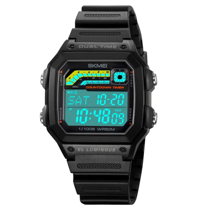 Часы мужские наручные Skmei 2307 (Черный) Киев - изображение 3