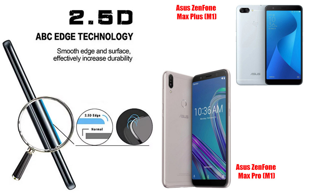 Защитное стекло ArmorGlass для Asus ZenFone Max Plus (M1), Max Pro (M1) – устойчивое к царапинам и ударам Киев - изображение 2