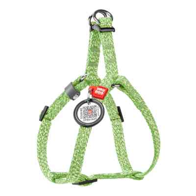 Шлея для котів WAUDOG Re-cotton з QR паспортом XS Ш 10 мм В=С: 28-40 см салатова (16705) Вінниця