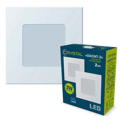 Светильник CRYSTAL GIACINT- 3 4K 2шт. (DNL-005) Винница - изображение 1