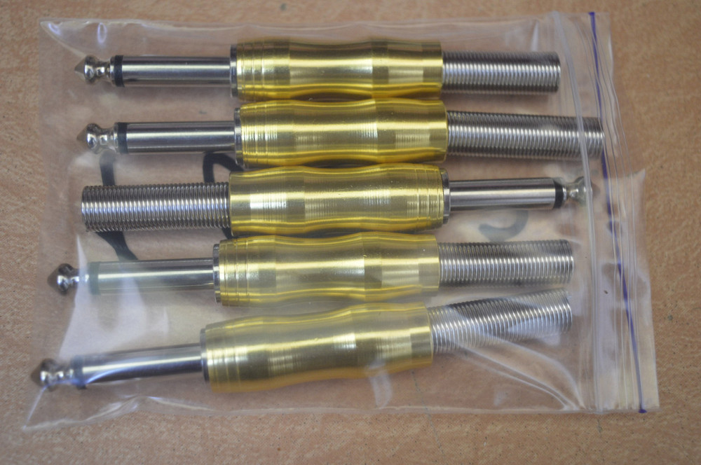 Штекером 6,3 мм моно корпус метал, з пружиною, кольоровий Полтава - фото 1