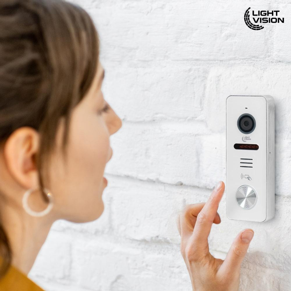 Комплект відеодомофона Light Vision: відеодомофон 7" SEOUL та відеопанель 2Mp White (82-00232-82-00242) Київ - фото 14