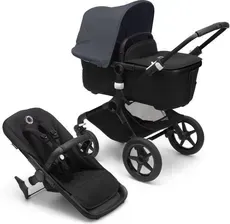 Детская коляска Bugaboo, Fox3 - wózek głęboko-spacerowy-Black-Stormy Blue-Midnight Black Киев
