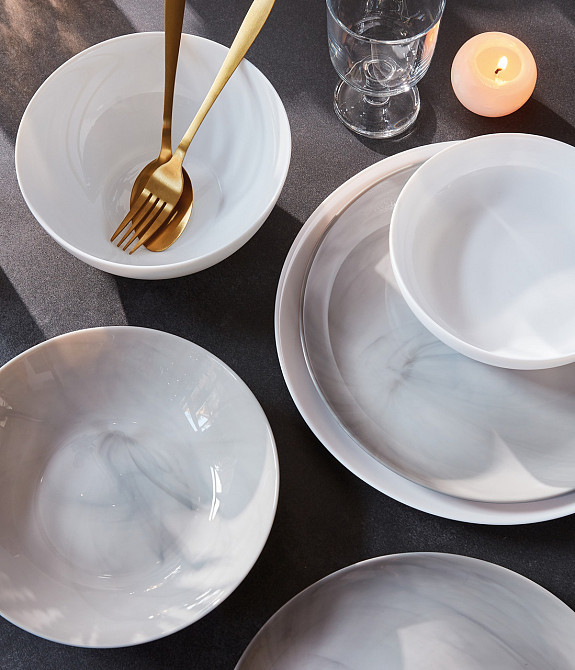 Сервиз Luminarc Diwali Marble Granit, 19 предметов (6582600) Киев - изображение 9