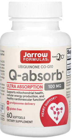 Коэнзим Co-Q10 Jarrow Formulas Co-Q10 100mg 60 капс Киев