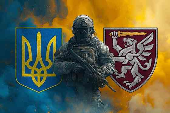 Прапор 80 ОДШБр Воїн з Гербом України 600х900 мм Запоріжжя