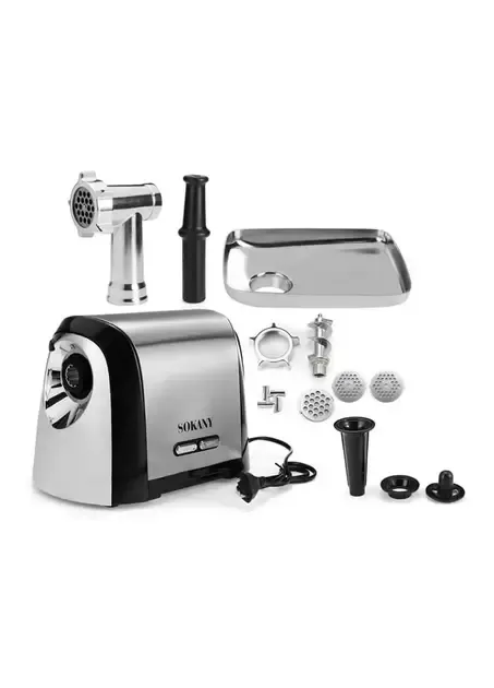 Стальная электромясорубка 3200 Вт SK-088 комбинированный Sokany Коломия - фото 1
