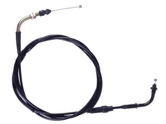 Трос газу 9D на скутер Шторм L-2170 мм (верх різь, низ різь) Мукачево