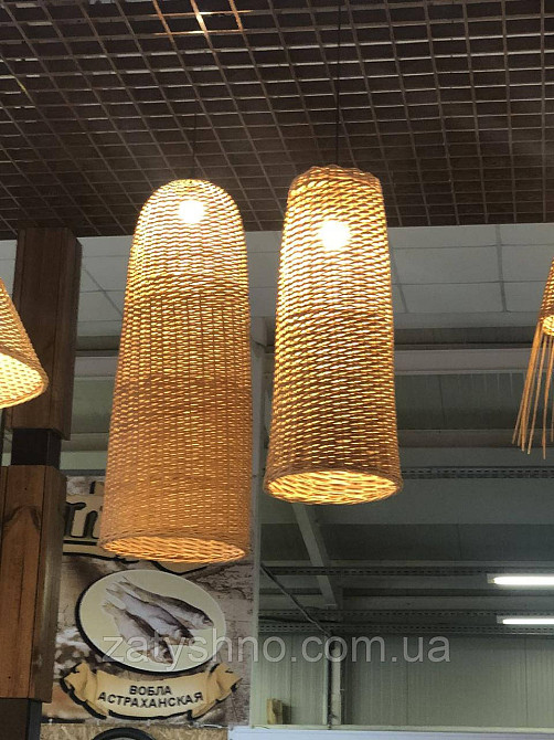 Висока плетена люстра | Київ - фото 6
