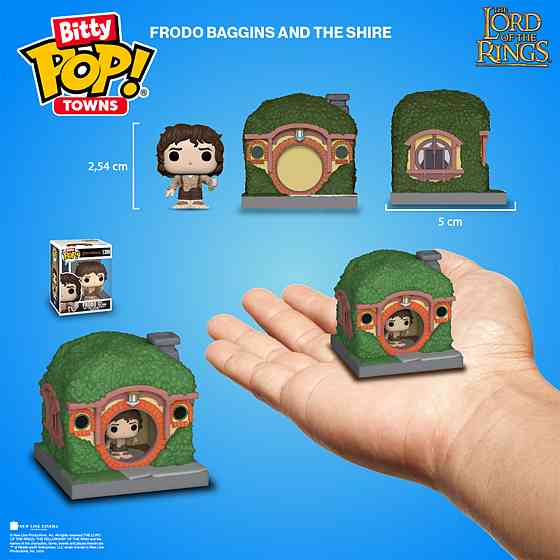 Набір фігурок Bitty POP! Town - Фродо Беггінс і хатинка Дніпро