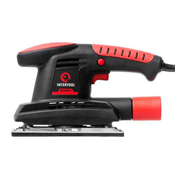 Шліфмашина вібраційна INTERTOOL WT-0521, 200 Вт, 11000 об/хв, платформа 187×90 мм - Електрична Шліфмашина Львів