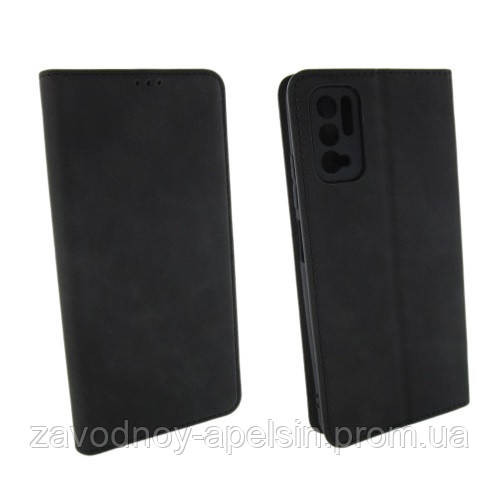 Чохол книжка Xiaomi Poco M3 pro Note 10 5G Захист камери (чорний) Одеса - фото 1