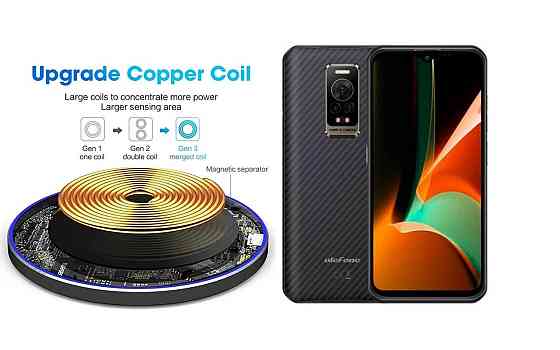 Бездротовий зарядний пристрій Copper до 30W для OPPO Find X8 Ultra, USB-C, LED Київ