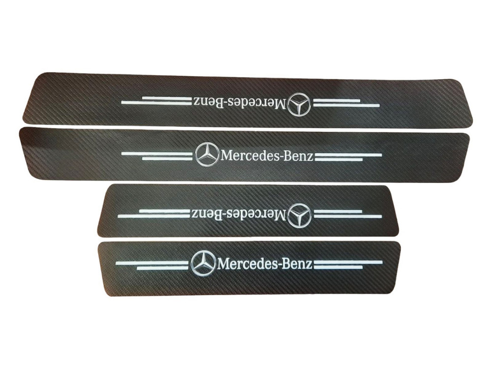Захисна плівка на пороги Mercedes (карбонова стрічка) к-т 4шт Винница - изображение 1