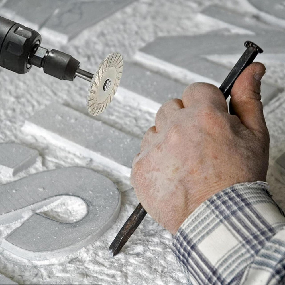 Диск алмазний відрізний 40мм для плитки каменю граніту хвостовик 6мм Київ - фото 5