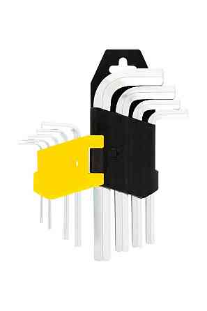 MASTERTOOL Ключі шестигранні MASTERTOOL CrV 1,5-10 мм 45-112 мм набір 9 шт 75-0955 Киев