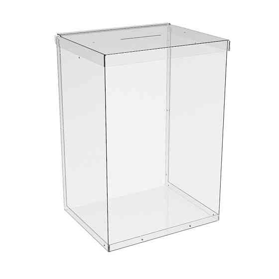 Ящик EKOSTAR без замка для пожертвований и сбора денег 250x200x360. Объем 18 литров Киев