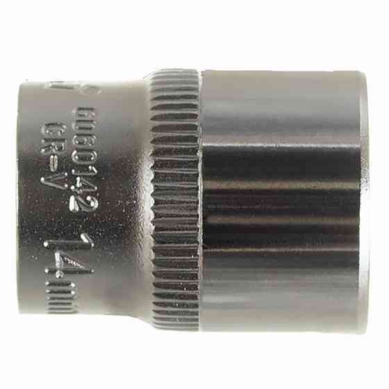 Насадка шестигранна коротка 1/4" 14 мм CrV ULTRA (6060142) Київ